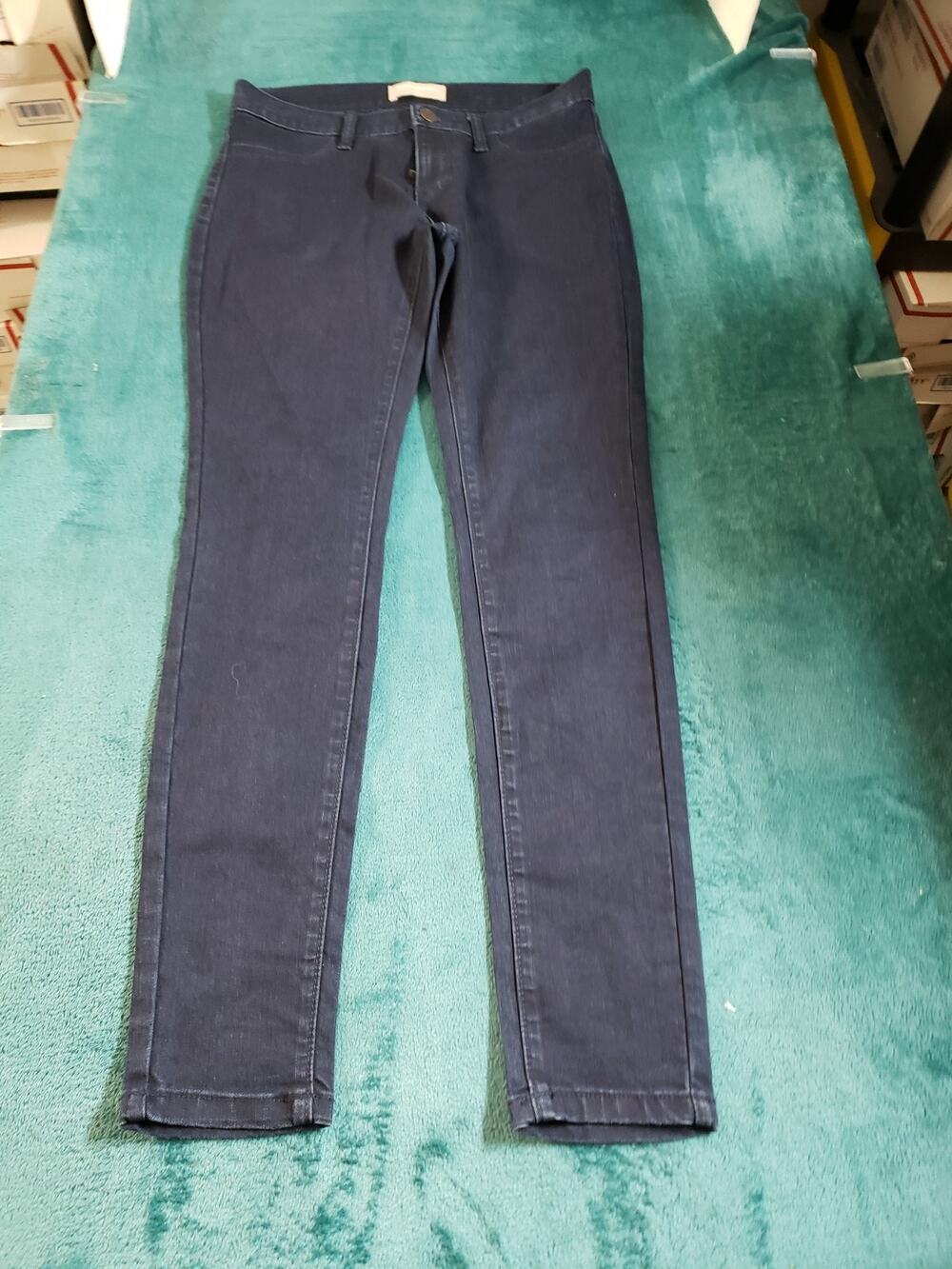 Banana Republic Jeans Size 4 Women Blue Pants Stretch Ladies Mid Rise Legging